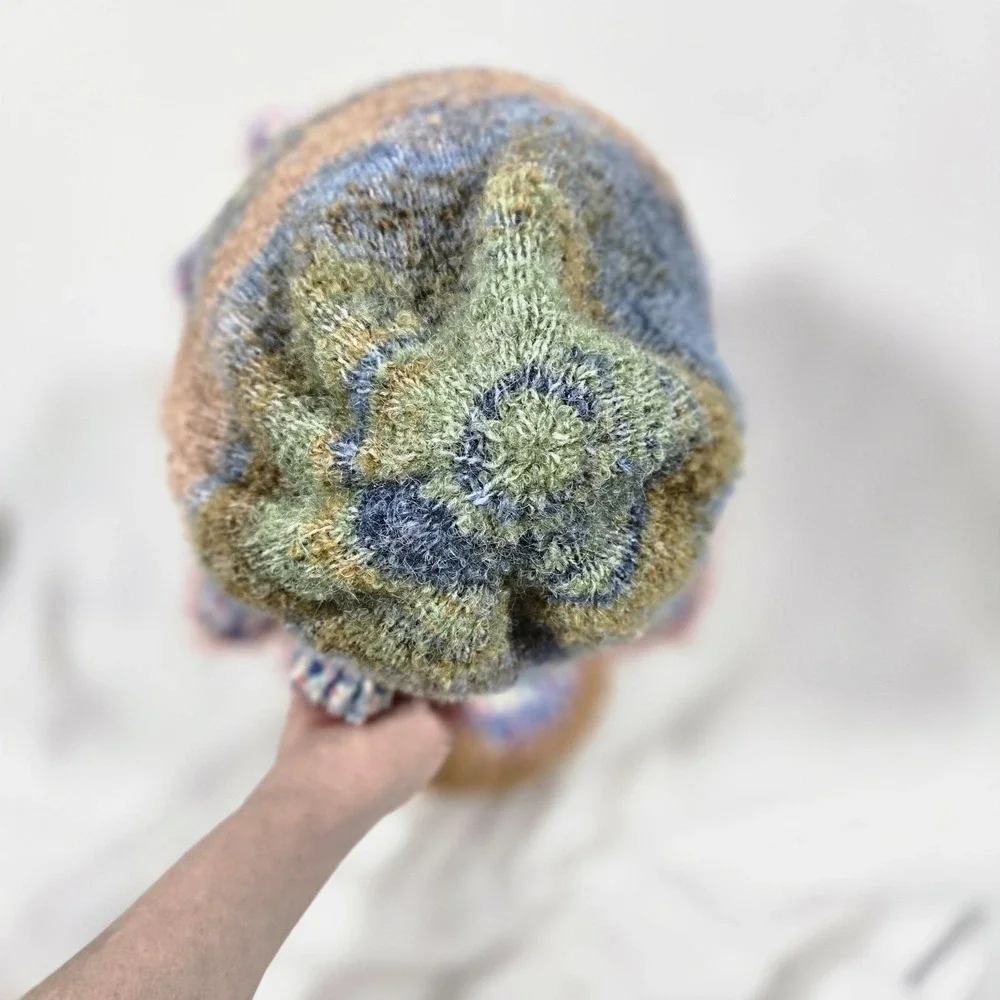 Knit Fuzzy Spring Stretchy Bucket Hat